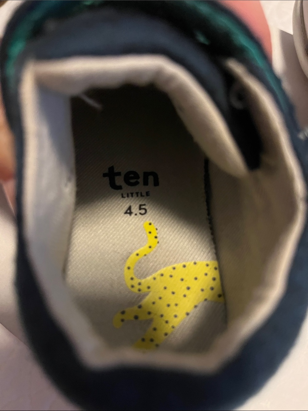 Ten Little First Walkers Navy EcoCanvas Sneakers 4.5 - Picture 4 of 7